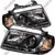 Audi / Ауди, A6, 2001-2003 (C5) II, AI0A601-004B-N - Фары комплект тюнинг линзован (devil eyes) внутри черн