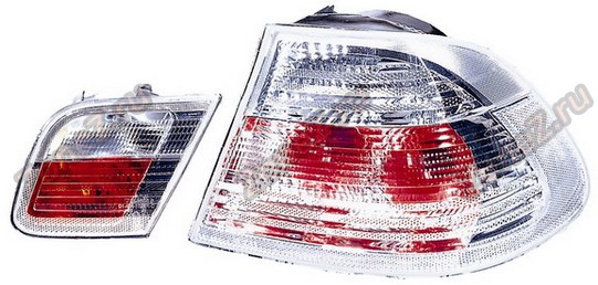 Фонари (комплект) тюнинг прозрач хрустал на БМВ 3 Series 1998-2000