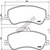 Mercedes / Мерседес, Glk-Class / Джлк-класс, 2008- (X204), P50086 - Тормозные колодки передние