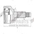 Nissan / Ниссан, Qashqai / Кашкай, 2007-2009, N2821051 - Шрус наружный передний