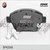 Opel / Опель, Corsa  / Корса , 2006-, BP43048 - Тормозные колодки передние