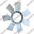 Toyota / Тойота, Chaser / Чайзер, 1996-2001 (JZX 100), ST-16361-46040 - Крыльчатка 1-2JZGE/1-2JZFSE