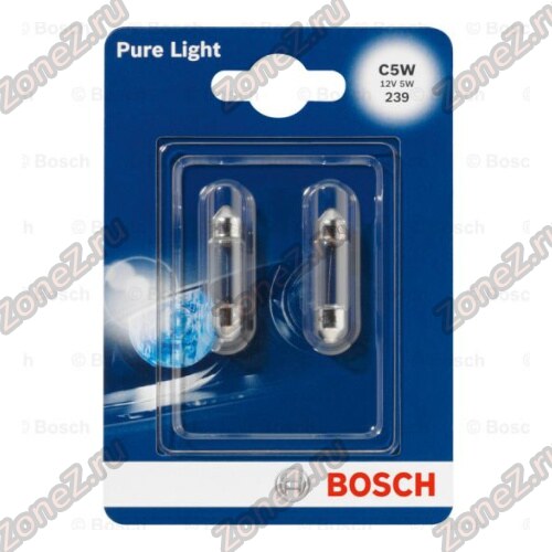 Лампа c5w sv8,5-8 pure light (компл.blister 2шт.) на Универсальные Лампы Галоген