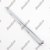 Volkswagen / Фольксваген, Passat / Пассат, 2005-2011 (B6), VWPAS05-650H-R - Молдинг правый в задний бампер хром (WGN)