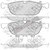 Volvo / Вольво, XC60, 2008-, PN0571 - Тормозные колодки передние